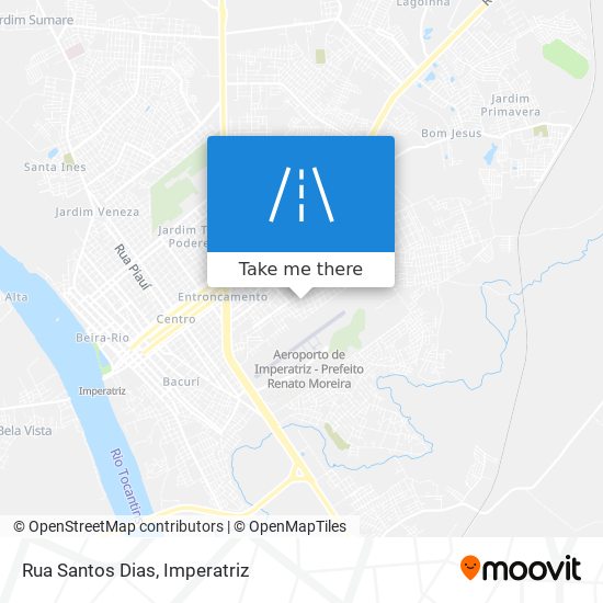 Mapa Rua Santos Dias