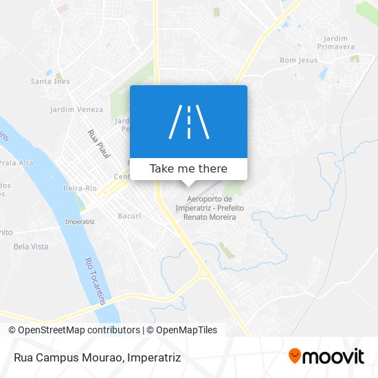 Rua Campus Mourao map