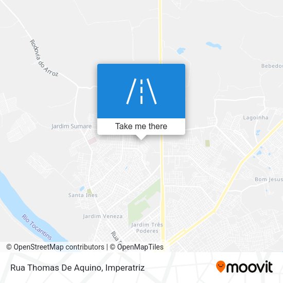 Rua Thomas De Aquino map