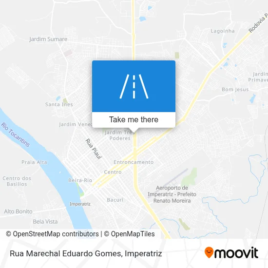Rua Marechal Eduardo Gomes map