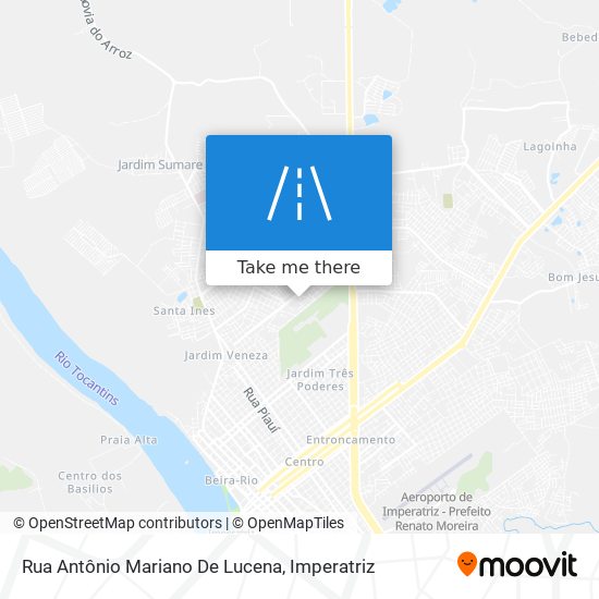 Rua Antônio Mariano De Lucena map