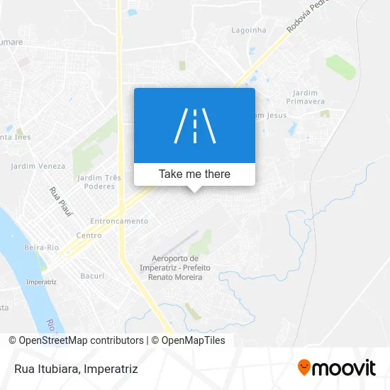 Rua Itubiara map