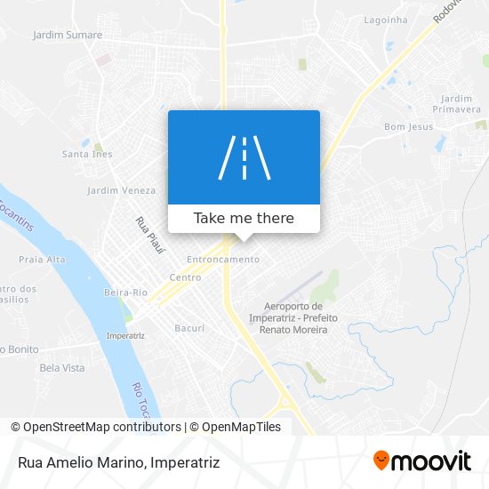 Rua Amelio Marino map