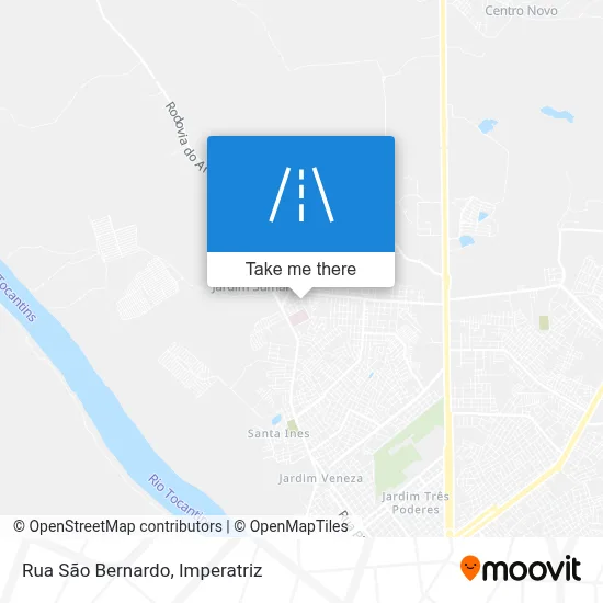 Rua São Bernardo map