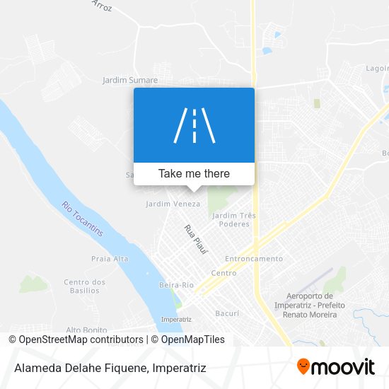 Alameda Delahe Fiquene map