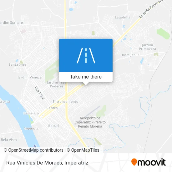 Rua Vinicius De Moraes map
