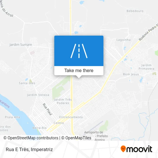 Rua E Três map