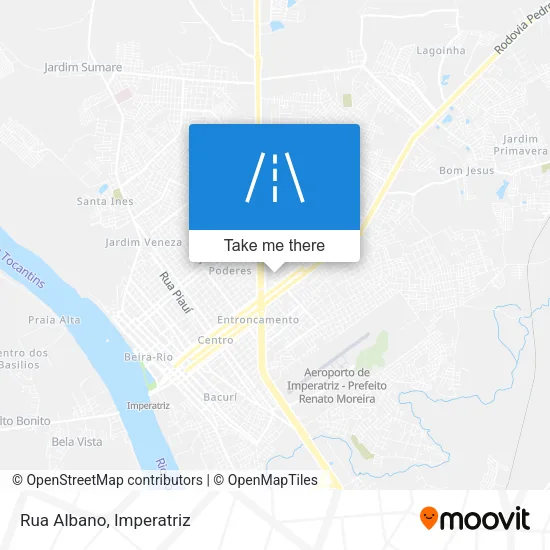 Rua Albano map