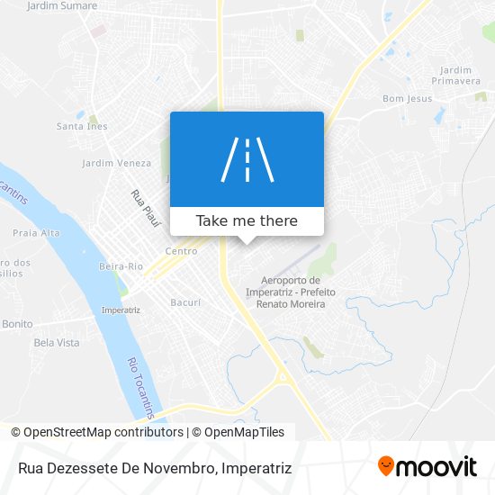 Rua Dezessete De Novembro map