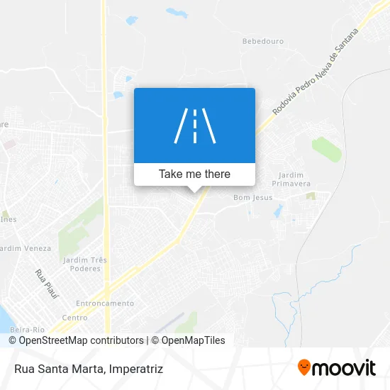 Rua Santa Marta map