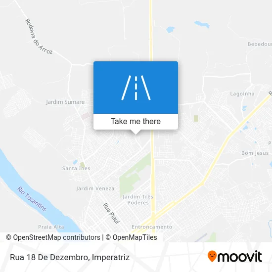 Rua 18 De Dezembro map
