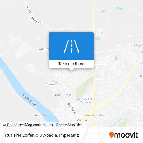 Rua Frei Epifanio D Abadia map