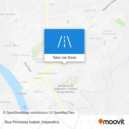 Rua Princesa Isabel map