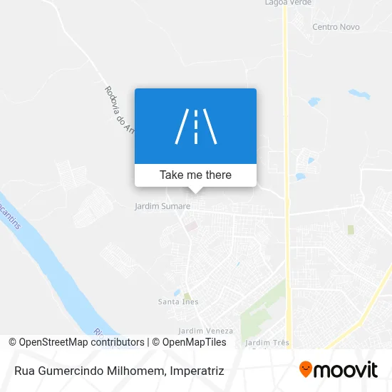 Rua Gumercindo Milhomem map