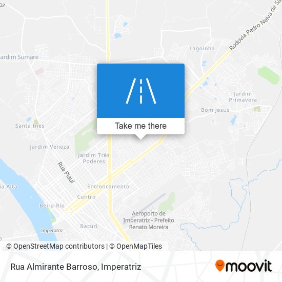 Mapa Rua Almirante Barroso