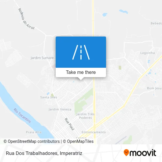 Rua Dos Trabalhadores map