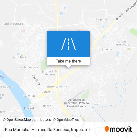 Mapa Rua Marechal Hermes Da Fonseca