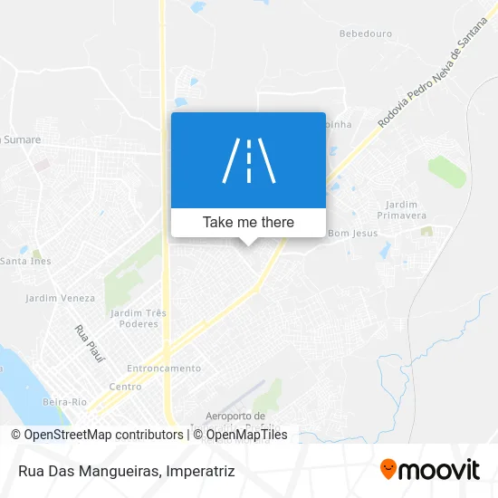 Rua Das Mangueiras map