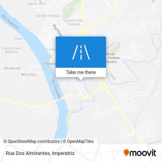 Rua Dos Almirantes map