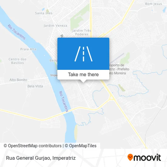 Rua General Gurjao map