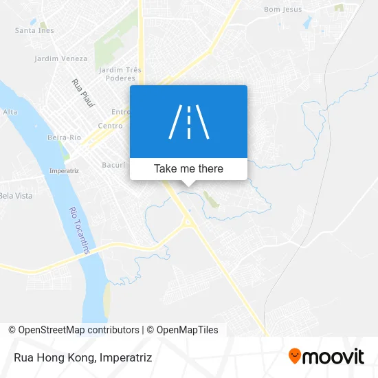 Rua Hong Kong map