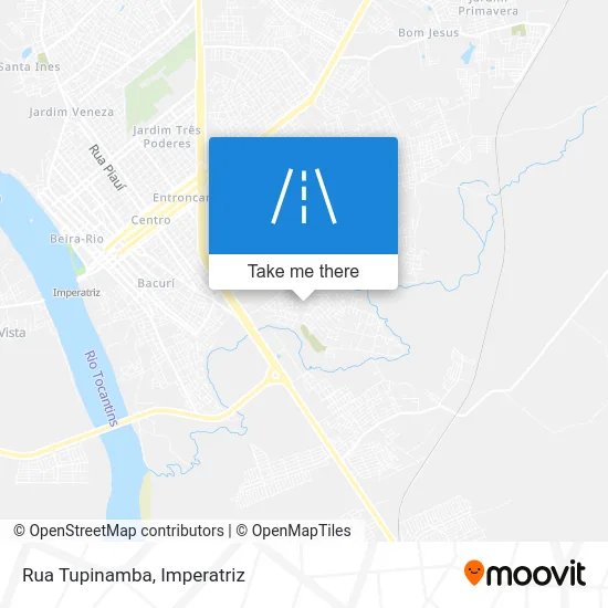 Rua Tupinamba map