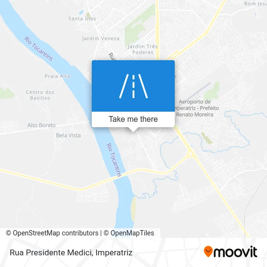 Rua Presidente Medici map
