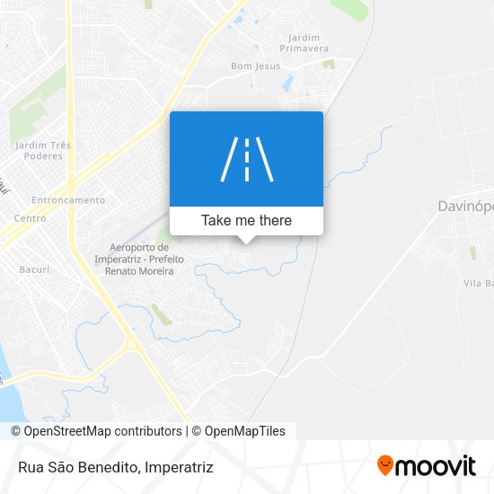Rua São Benedito map