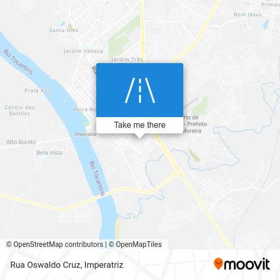 Rua Oswaldo Cruz map