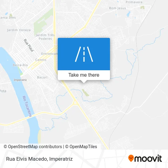Rua Elvis Macedo map
