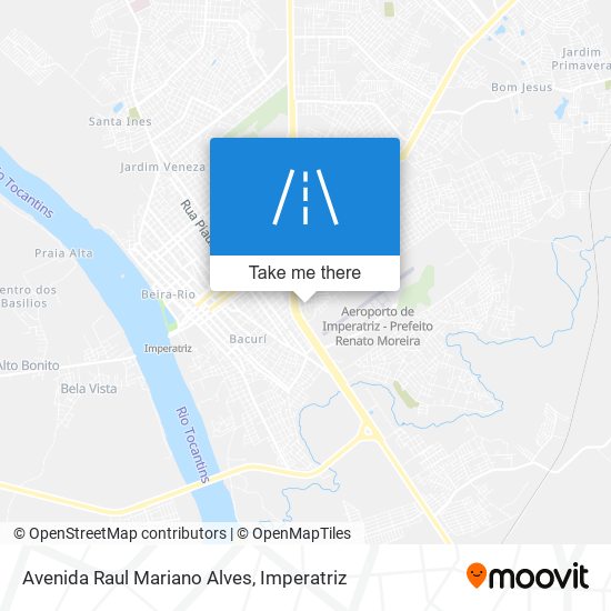 Mapa Avenida Raul Mariano Alves