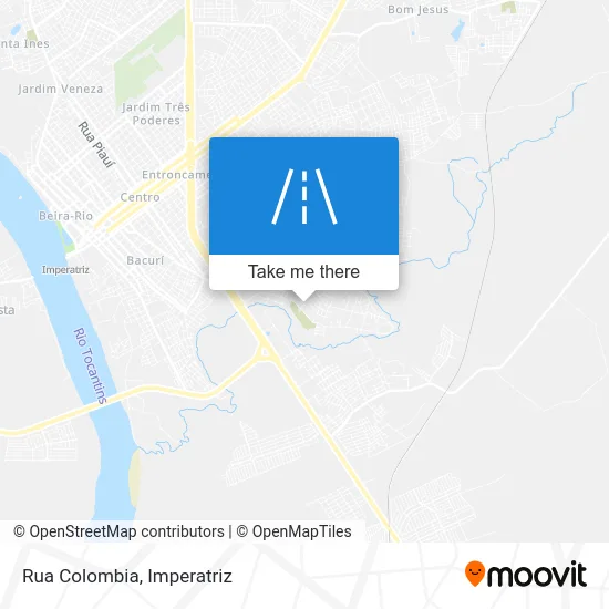 Rua Colombia map
