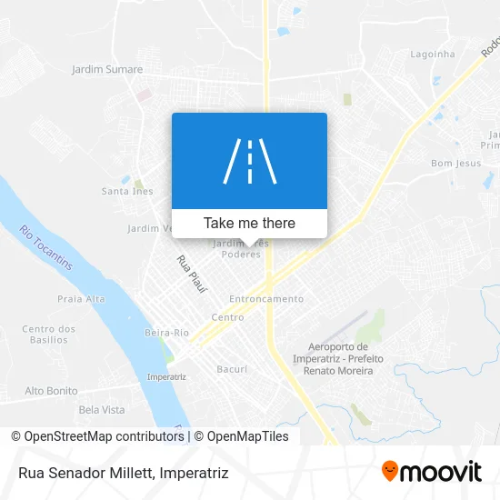 Rua Senador Millett map