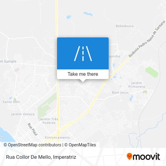 Rua Collor De Mello map