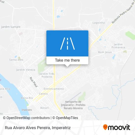 Rua Alvaro Alves Pereira map