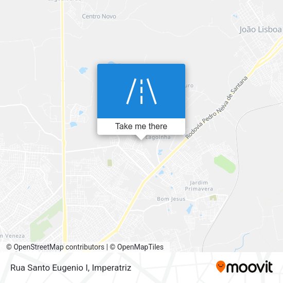 Rua Santo Eugenio I map