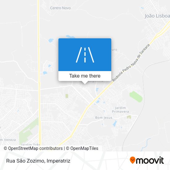 Rua São Zozimo map