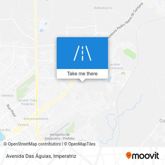 Avenida Das Águias map
