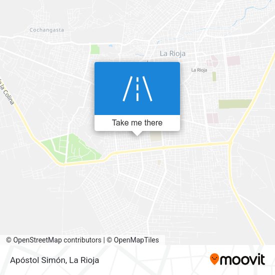 Apóstol Simón map