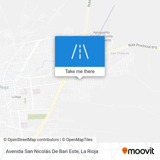Avenida San Nicolás De Bari Este map