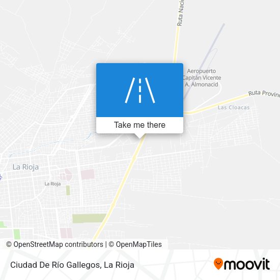 Mapa de Ciudad De Río Gallegos