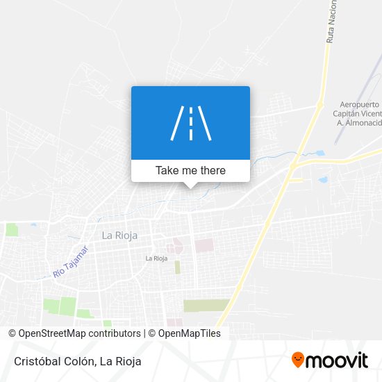 Cristóbal Colón map