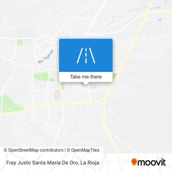 Fray Justo Santa María De Oro map