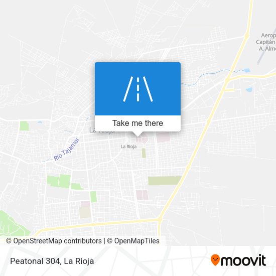 Mapa de Peatonal 304