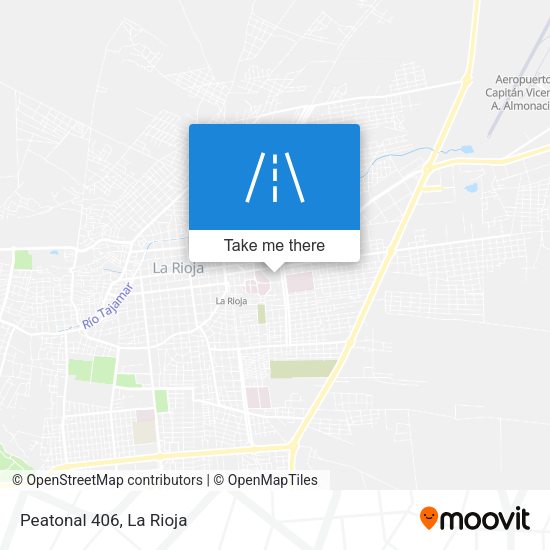 Mapa de Peatonal 406