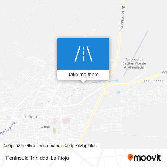 Península Trinidad map