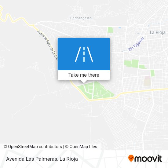 Avenida Las Palmeras map