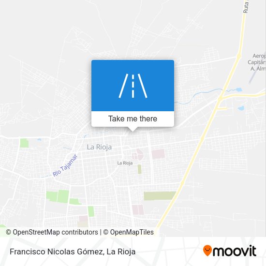 Francisco Nicolas Gómez map