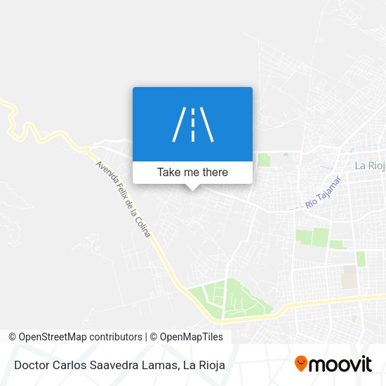 Doctor Carlos Saavedra Lamas map