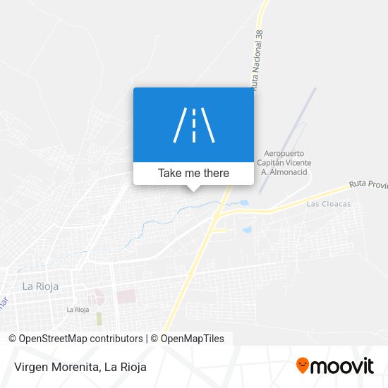 Mapa de Virgen Morenita
